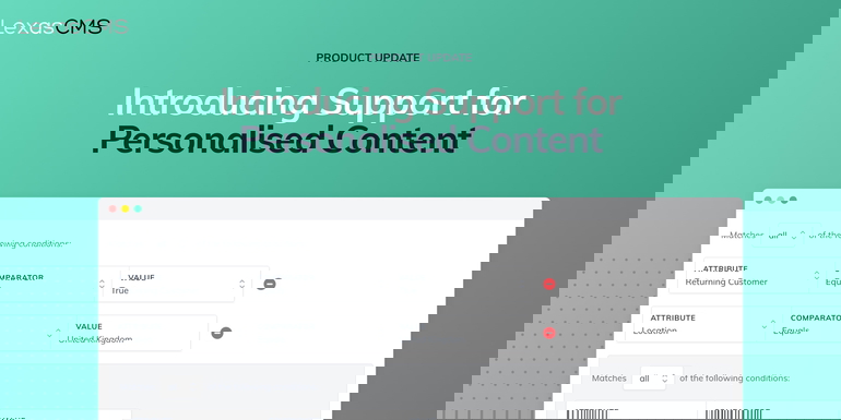 Cover for Introducing Support for Personalised Content