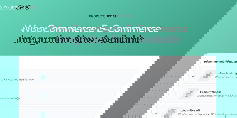 Cover for WooCommerce E-Commerce Integration Now Available